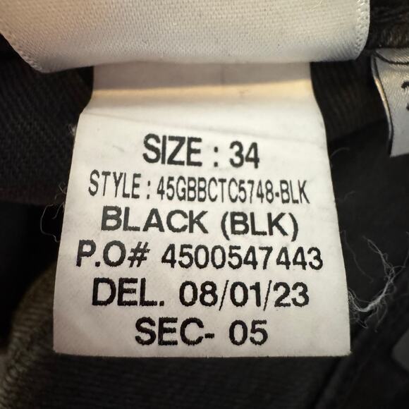 Joe's High Rise Skinny Ankle Jeans Black Coated Finish Women 34 NWT - Picture 9 of 9